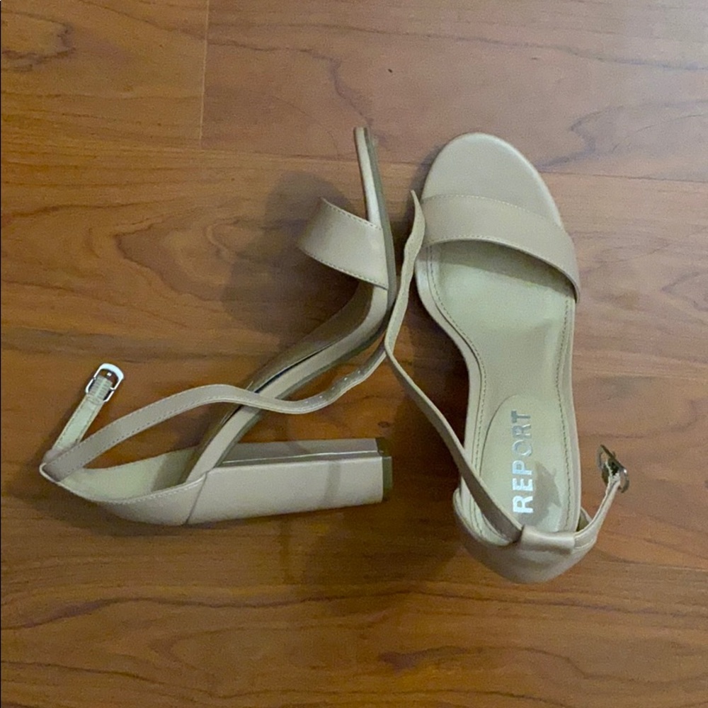 Nude high heels